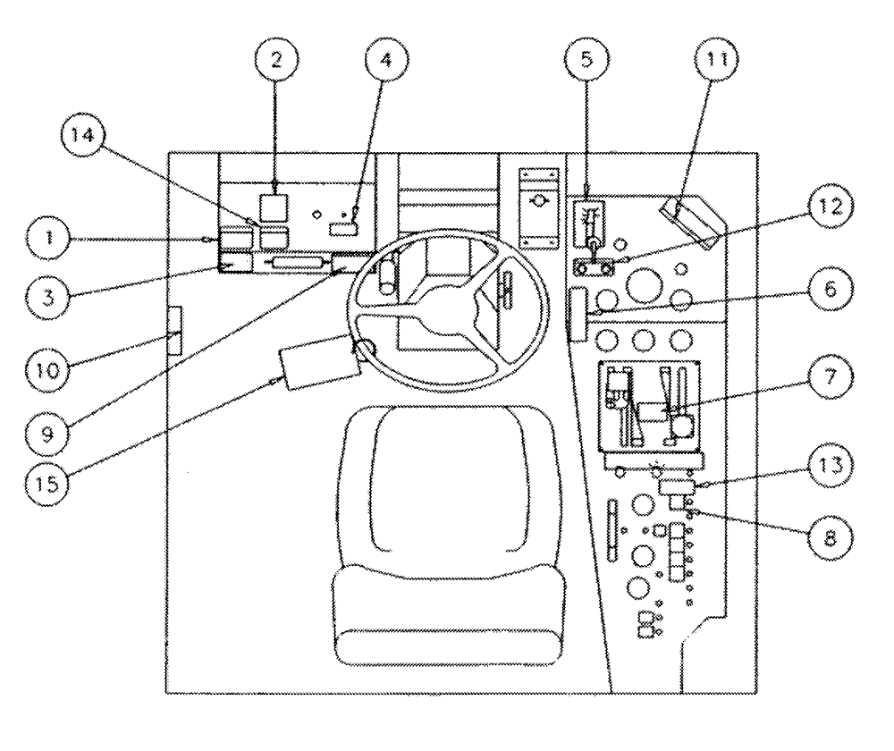 Схема запчастей Case IH TYLER - (09-002) - INTERIOR DECALS (CAB) (13) - DECALS