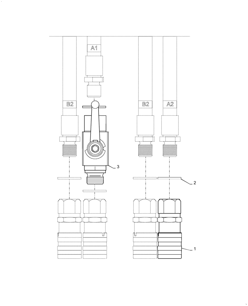 Схема запчастей Case IH L765 - (35.204.BB) - QUICK COUPLINGS (35) - HYDRAULIC SYSTEMS