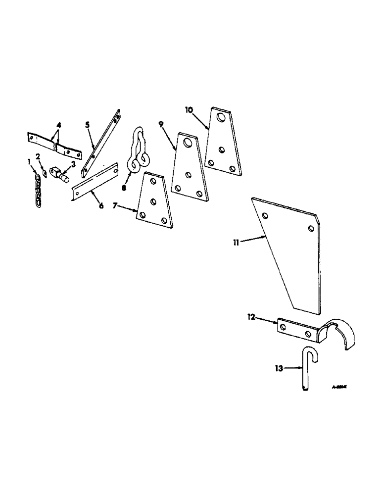 Схема запчастей Case IH 488 - (F-28) - COMPLETING PACKAGES, FRONT AND REAR SUPPORT BRACES AND LIFT 
