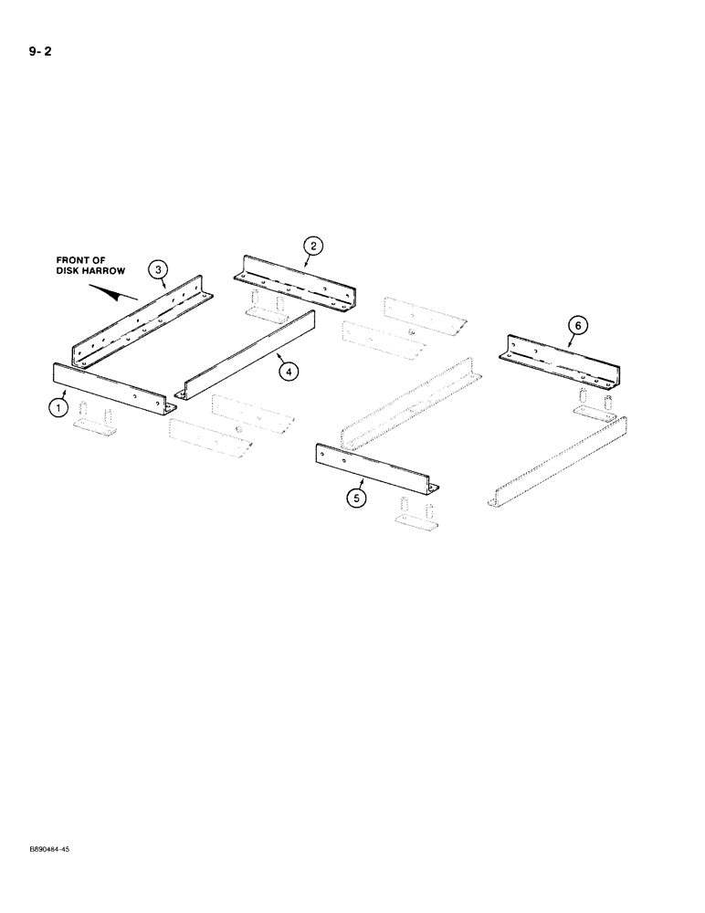 Схема запчастей Case IH 122 - (9-02) - FRONT AND REAR FRAMES (09) - CHASSIS/ATTACHMENTS