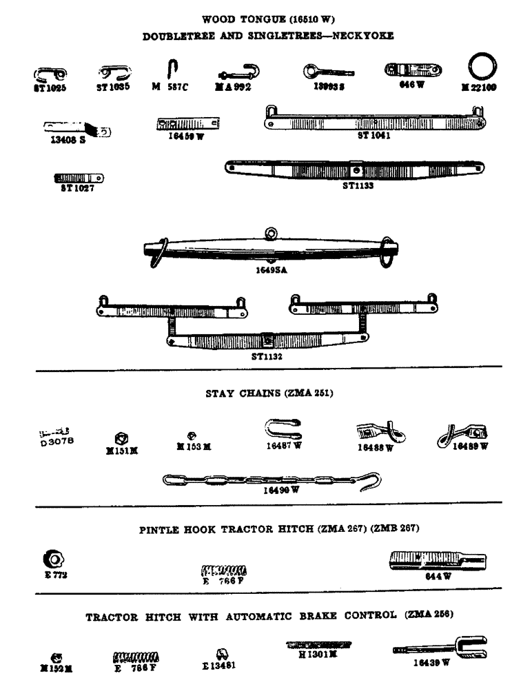 Схема запчастей Case IH VARIOUS - (B-014) - TRACTOR TRAILER 
