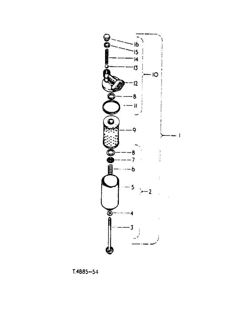 Схема запчастей Case IH 434 - (2-17) - LUBRICATING OIL FILTER, 705612R91 - GAS ENGINE (02) - ENGINE