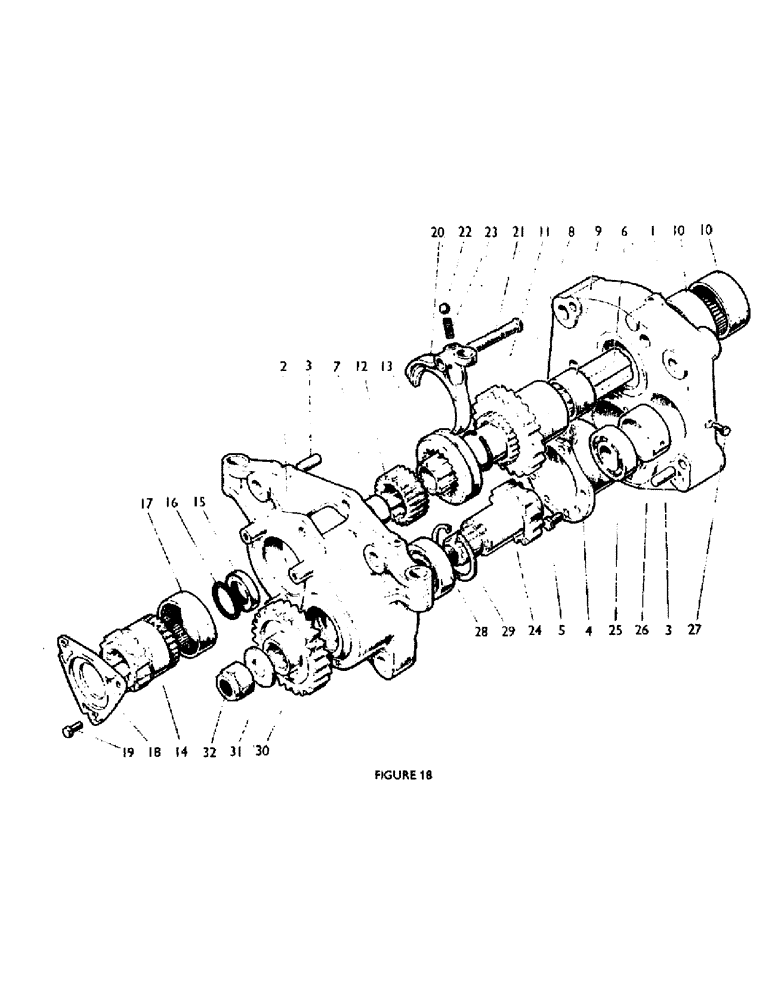 Схема запчастей Case IH 880E - (28) - TWELVE SPEED GEARBOX, LIVEDRIVE MODELS (OPTIONAL EQUIPMENT) Gearbox