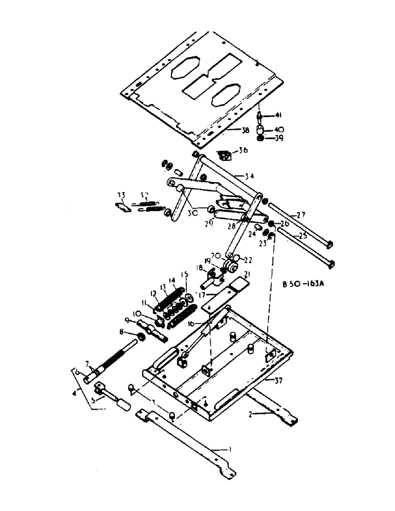 Схема запчастей Case IH HYDRO 84 - (13-13) - SUPERSTRUCTURE, SEAT, W/ BEFORE & AFTER & HEIGHT ADJUSTMENT, GRAMMAR, SEAT SUSPENSION (05) - SUPERSTRUCTURE