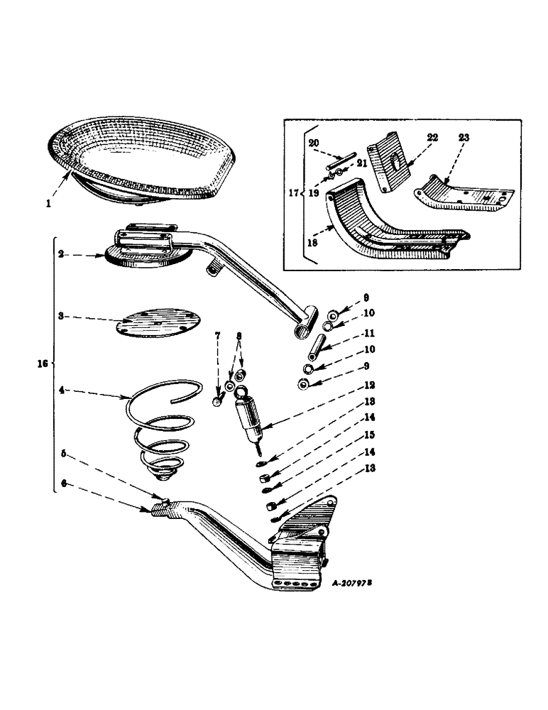 Схема запчастей Case IH SUPER M - (341) - CHASSIS, HYDRAULIC SEAT, SPECIAL (12) - CHASSIS