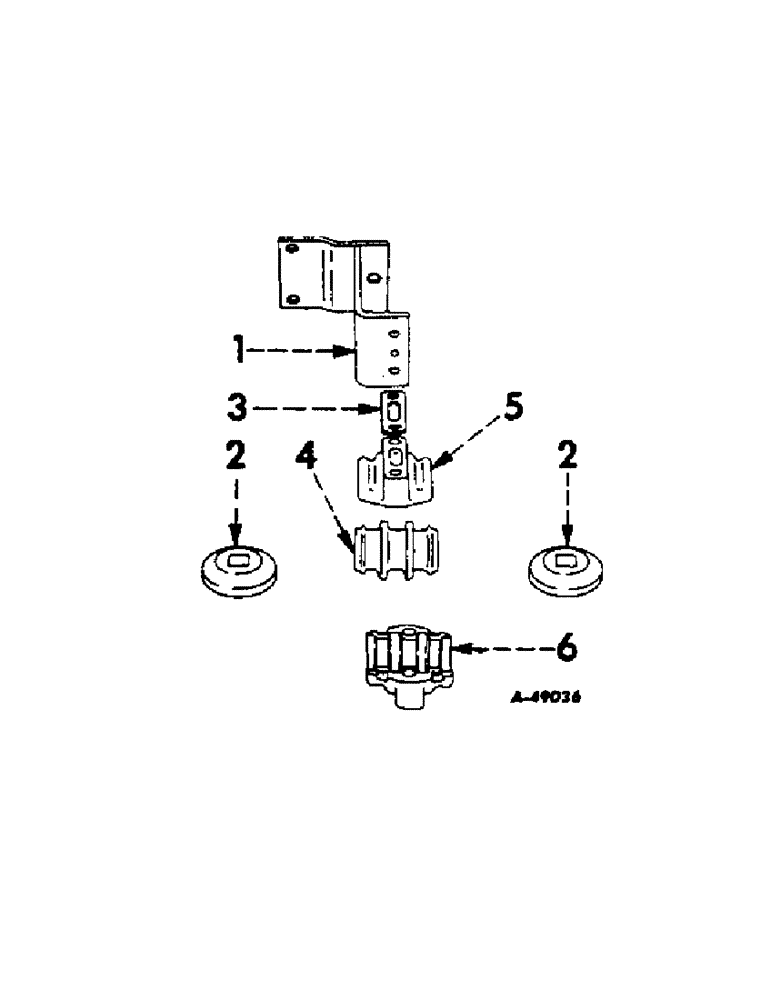 Схема запчастей Case IH 37 - (D-22[A]) - HEAVY DUTY BEARING, SPECIAL 1955 TO 1961 