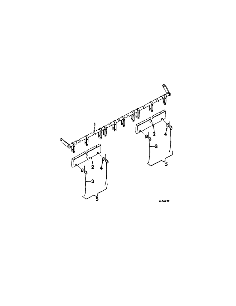 Схема запчастей Case IH 315 - (Q-39) - PLATFORMS, BAT ASSY, 10-FOOT Platforms