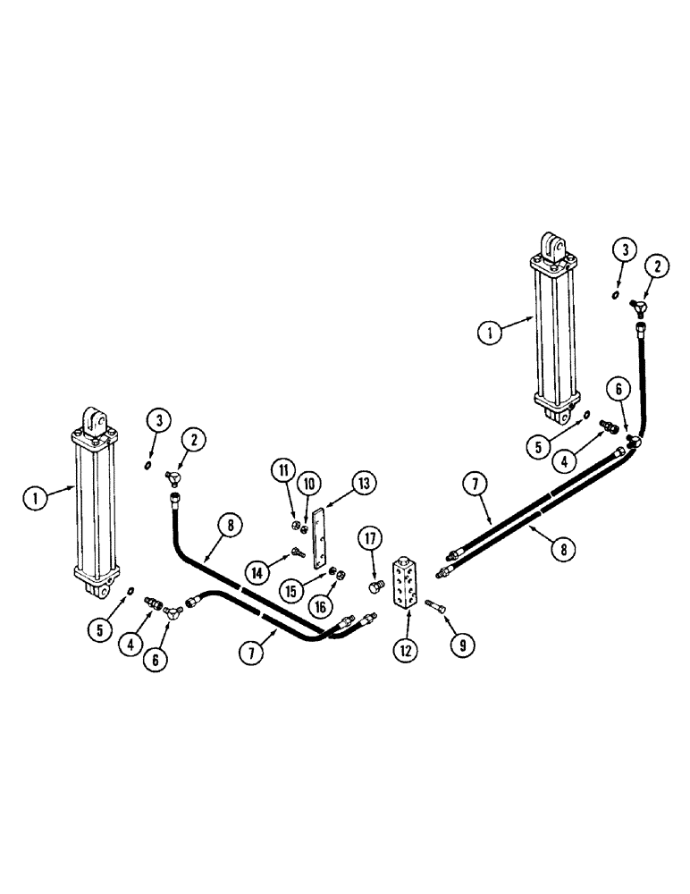 Схема запчастей Case IH DOT B - (052) - WING LIFT ASSEMBLY, 25, 28 AND 31 FOOT (7.6, 8.5 AND 9.5 M) 