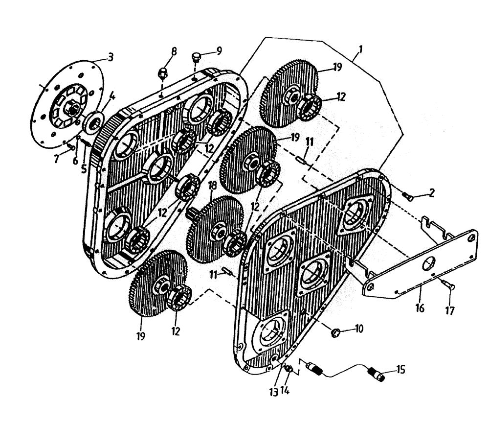 Схема запчастей Case IH 7700 - (C04-15) - FIXED EXTRACTION (6CT) Engine & Engine Attachments