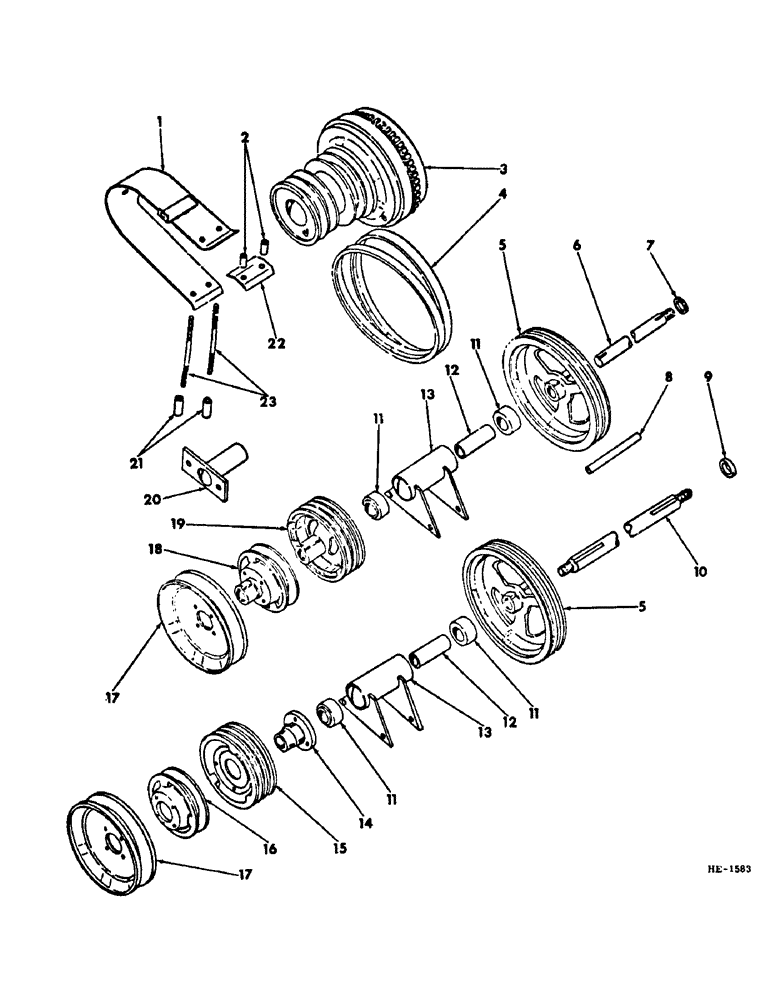 Схема запчастей Case IH 275 - (B-30) - POWER TRAIN, PLATFORM DRIVE (03) - POWER TRAIN