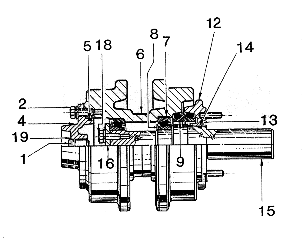 Схема запчастей Case IH 7700 - (A04-55) - TRACK IDLER ROLLER (7700) Mainframe & Functioning Components