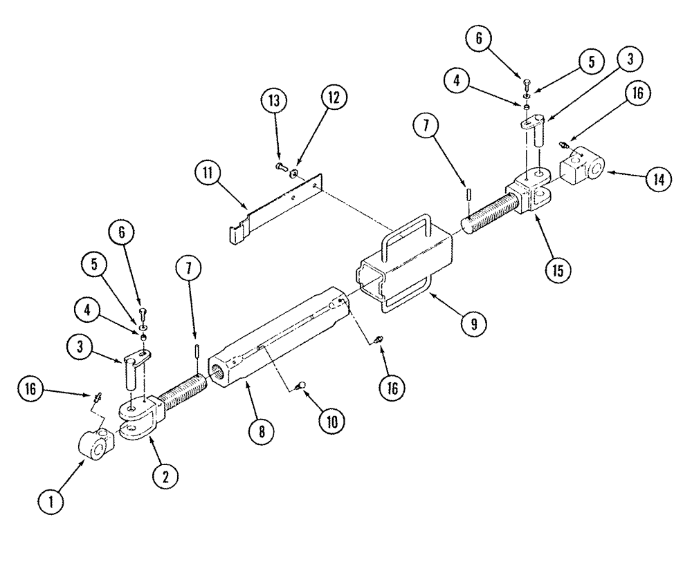 Схема запчастей Case IH STX325 - (09-05) - LINK ASSEMBLY - UPPER (09) - CHASSIS