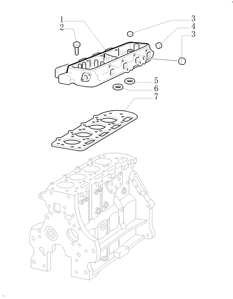 Схема запчастей Case IH WDX1101 - (083) - ENGINE, CYLINDER HEAD (10) - ENGINE