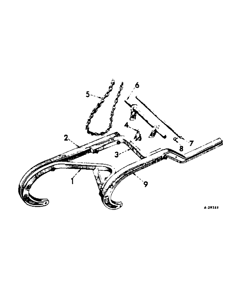 Схема запчастей Case IH 295 - (S-02[A]) - BEAM, 1952 AND SINCE 