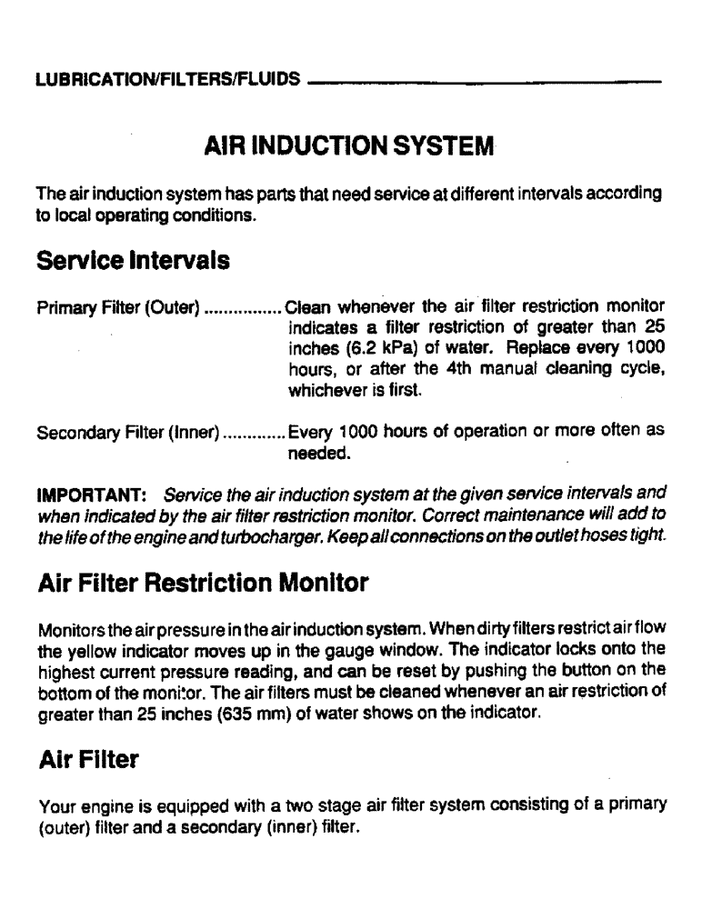 Схема запчастей Case IH 6590 - (026) - LUBRICATION, FILTERS, FLUIDS, AIR INDUCTION SYSTEM 