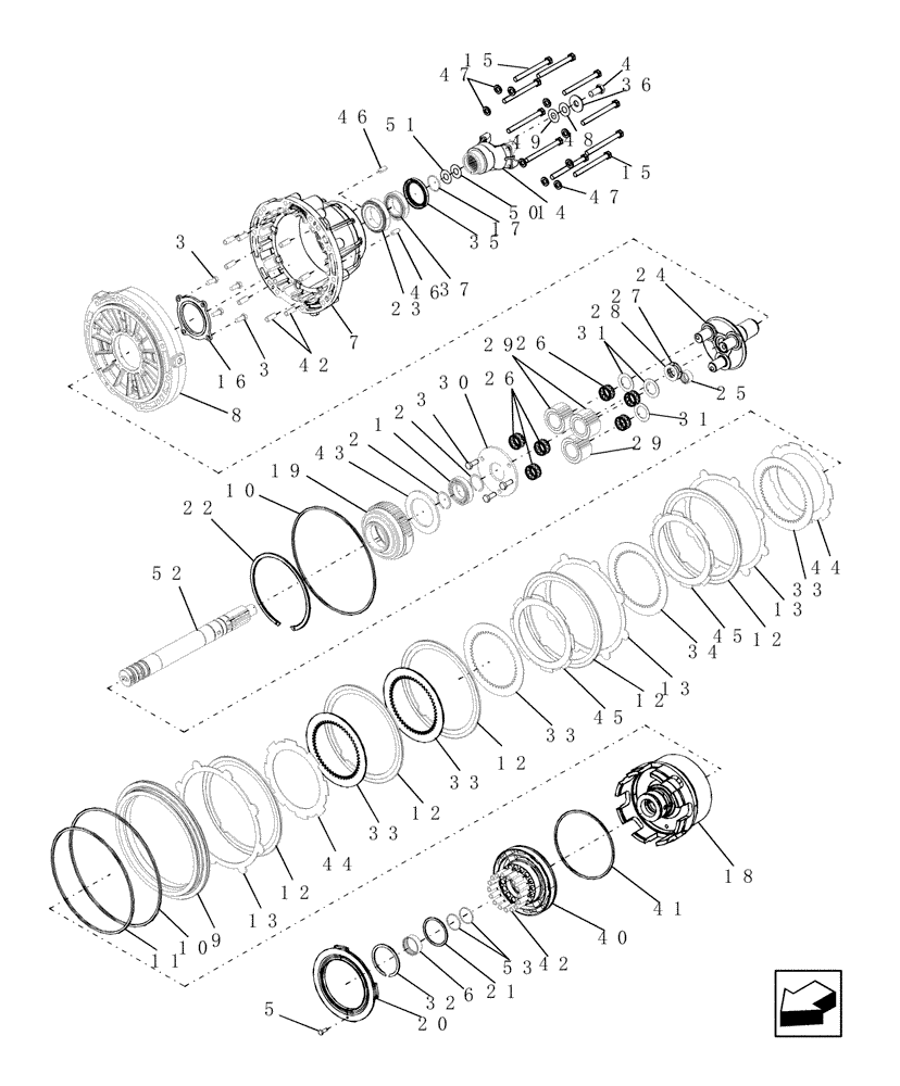 Схема запчастей Case IH 9230 - (60.150.04) - GEARBOX, HEADER/FEEDER, VARIABLE SPEED, OUTPUT HALF (60) - PRODUCT FEEDING