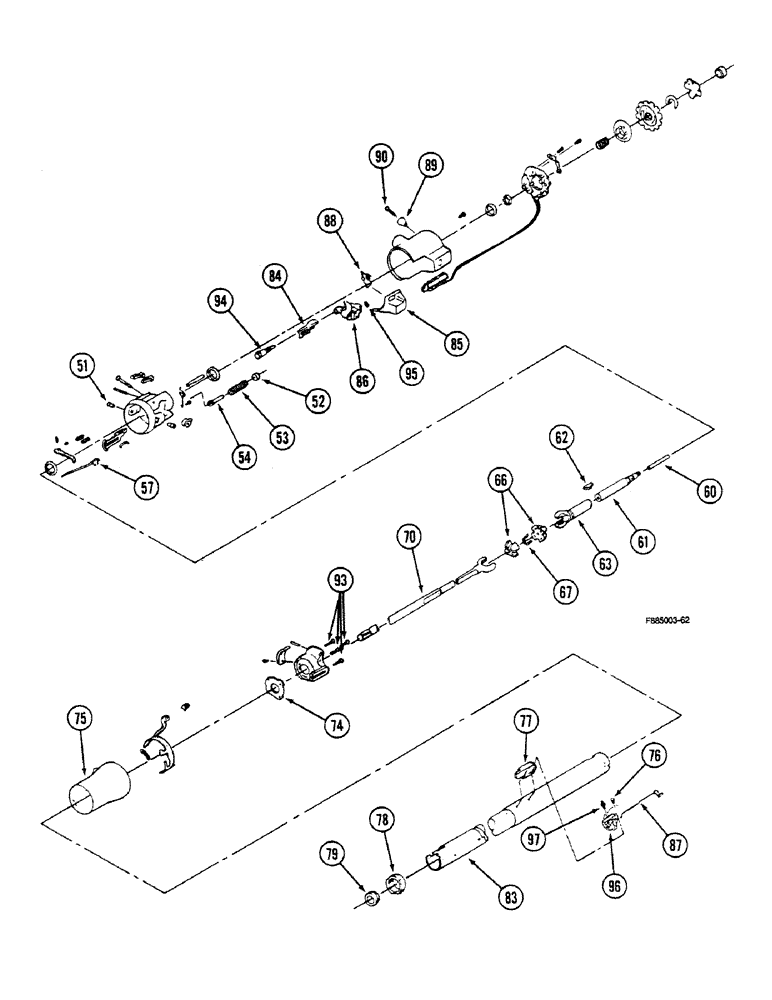 Схема запчастей Case IH 9150 - (5-06) - STEERING COLUMN ASSEMBLY, (CONT) (05) - STEERING