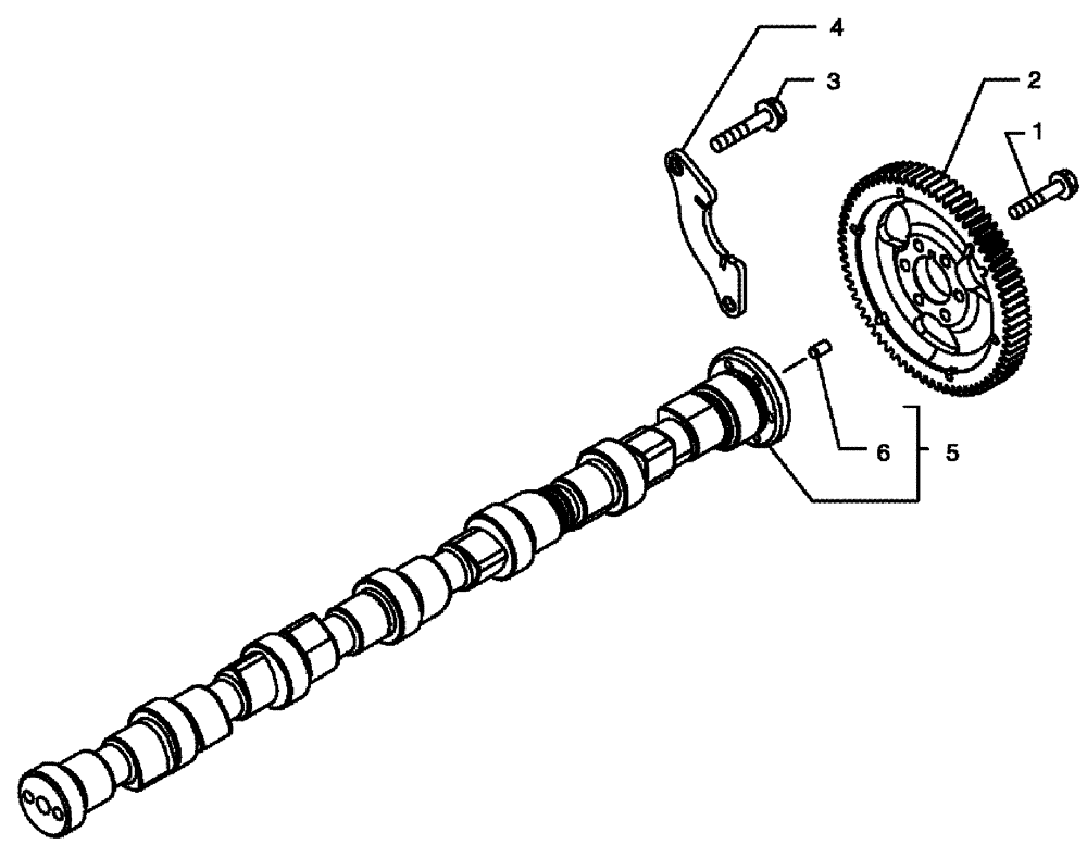 Схема запчастей Case IH SPX3320 - (03-028) - CAMSHAFT (01) - ENGINE