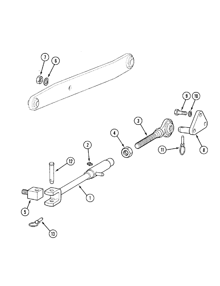 Схема запчастей Case IH 1394 - (9-376) - STABILIZER BAR, P.I.N. 11506293 AND AFTER (09) - CHASSIS/ATTACHMENTS