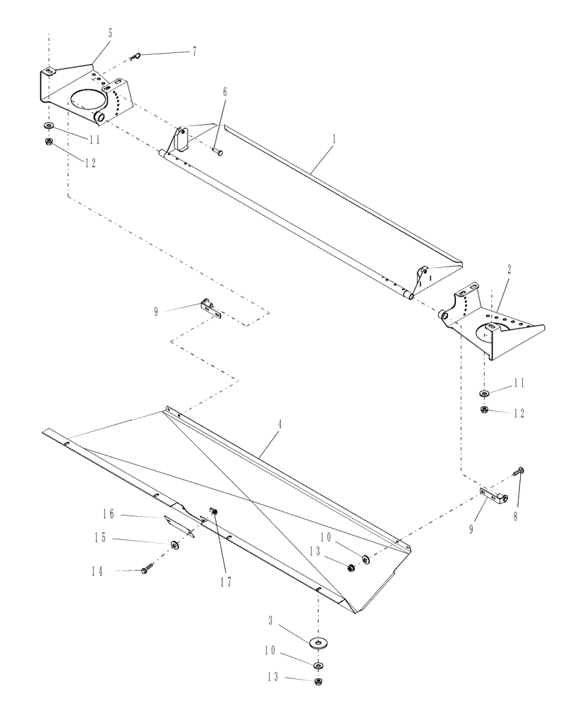 Схема запчастей Case IH WDX1902 - (08.02) - WINDROW HOOD (08) - SHEET METAL