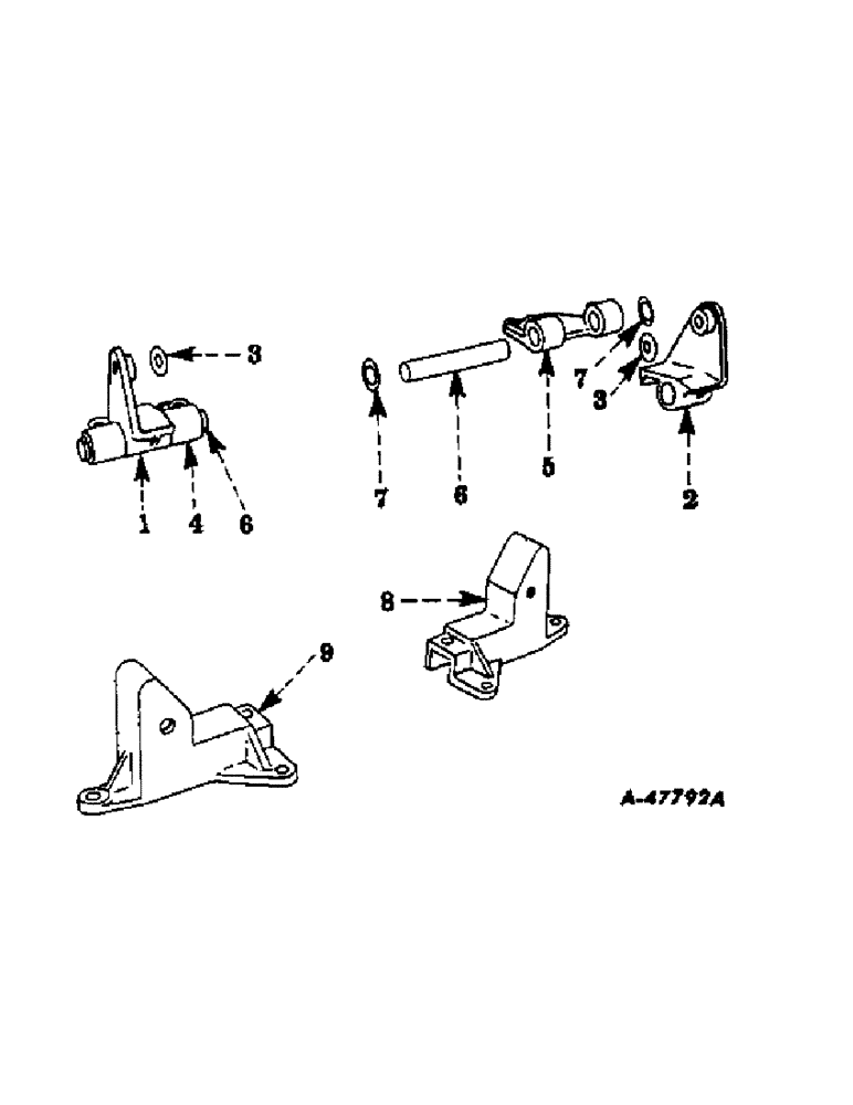 Схема запчастей Case IH VARIOUS - (C-31) - BOX SUPPORTS AND HINGE BRACKETS, SPECIAL 