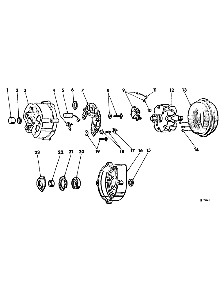 Схема запчастей Case IH 225 - (G-5) - ELECTRICAL SYSTEM, ALTERNATOR, DELCO-REMY (06) - ELECTRICAL SYSTEMS