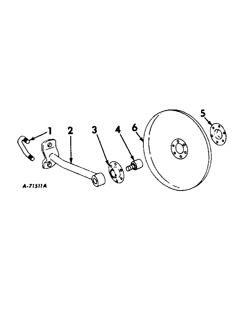 Схема запчастей Case IH 670 - (AH-5[A]) - GUIDE WHEELS 