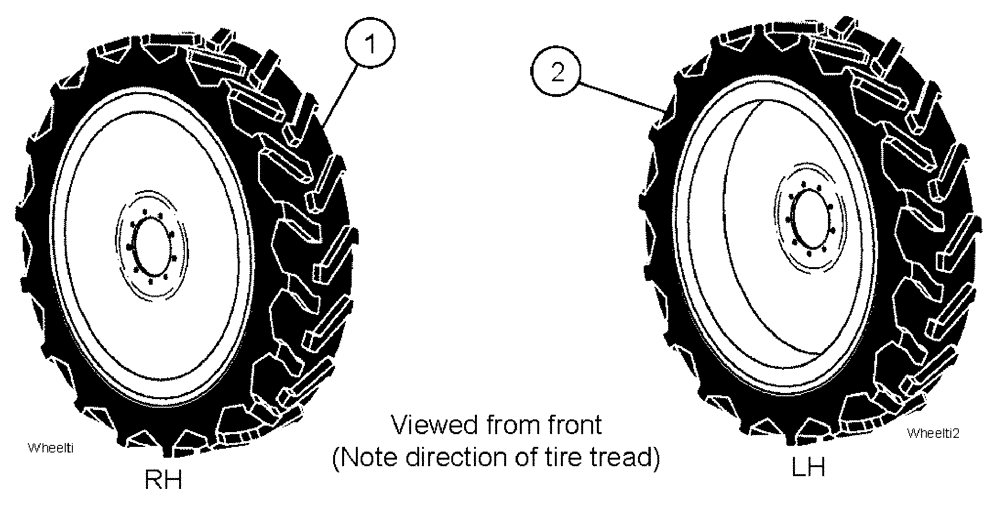 Схема запчастей Case IH SPX2130 - (05-002) - WHEEL & TIRE Hub, Wheel & Tires