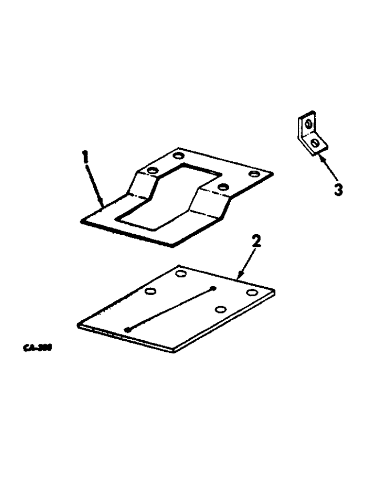 Схема запчастей Case IH 806 - (B-04) - POWER TRAIN, OVER CENTER CLUTCH LEVER SEAL (03) - POWER TRAIN