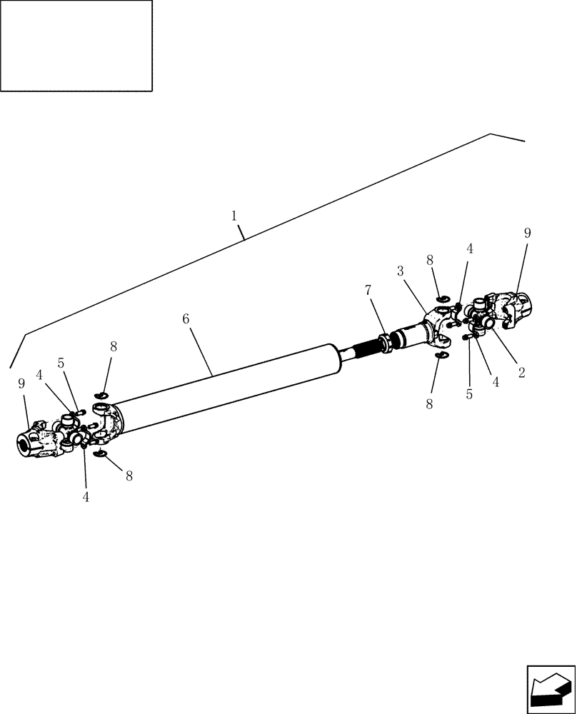 Схема запчастей Case IH 8010 - (60.130.04) - FEEDER - CONVEYOR JACKSHAFT (60) - PRODUCT FEEDING