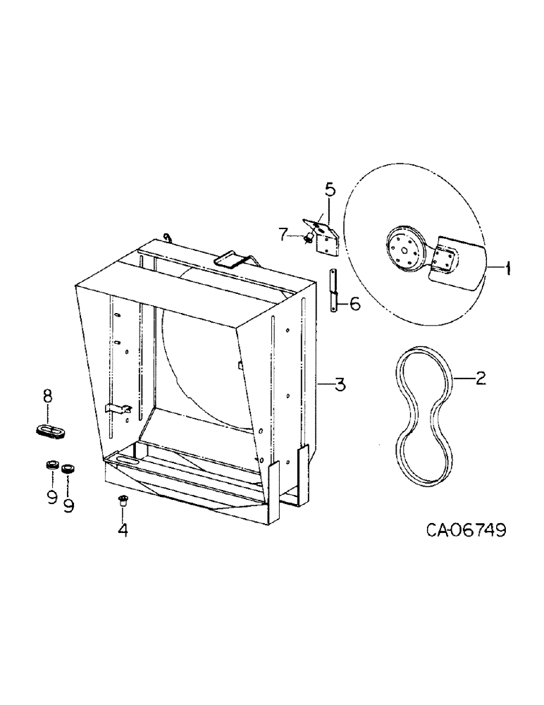 Схема запчастей Case IH 3788 - (06-02) - COOLING, FAN, SHROUD AND BELTS Cooling