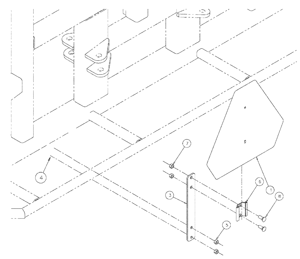 Схема запчастей Case IH 3150 - (10-007) - SMV GROUP (13) - DECALS