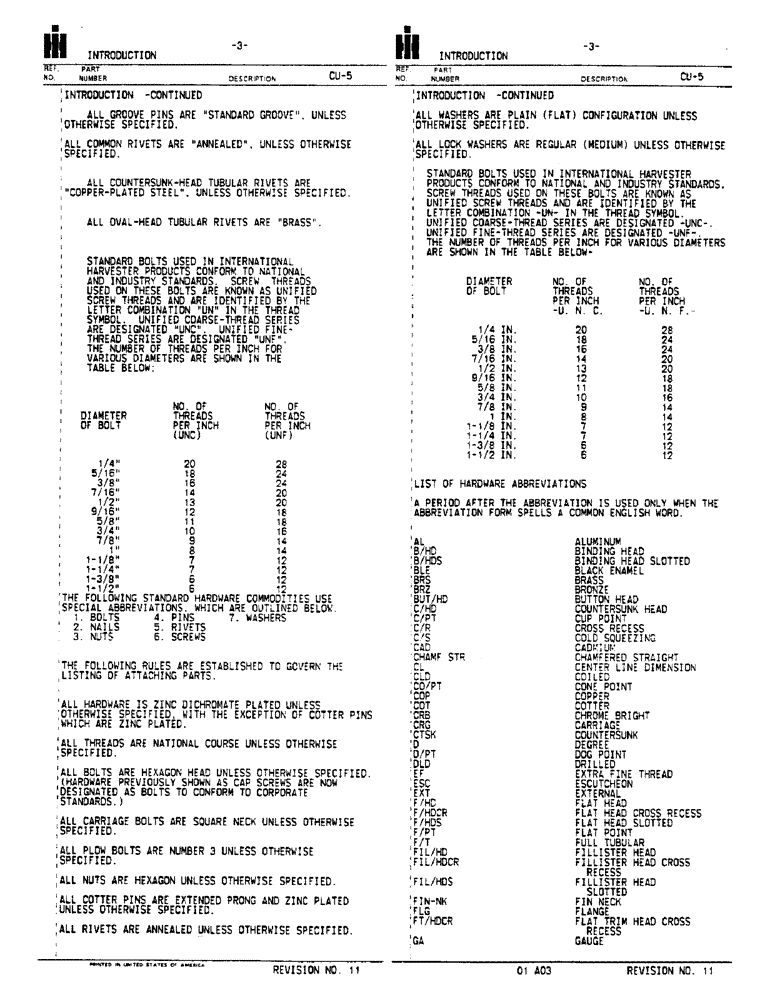 Схема запчастей Case IH 80 - (3) - INTRODUCTION (00) - PICTORIAL INDEX