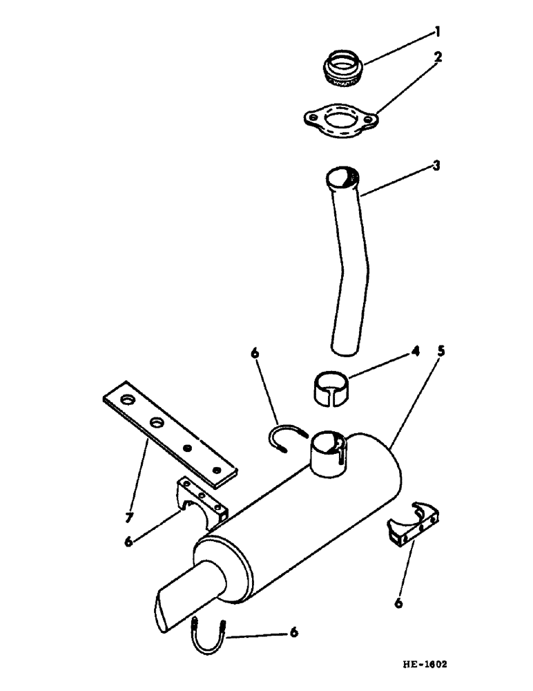 Схема запчастей Case IH 275 - (A-16) - CHASSIS, RADIATOR AND SHEET METAL, ENGINE EXHAUST AND MUFFLER Chassis, Radiator & Sheet Metal