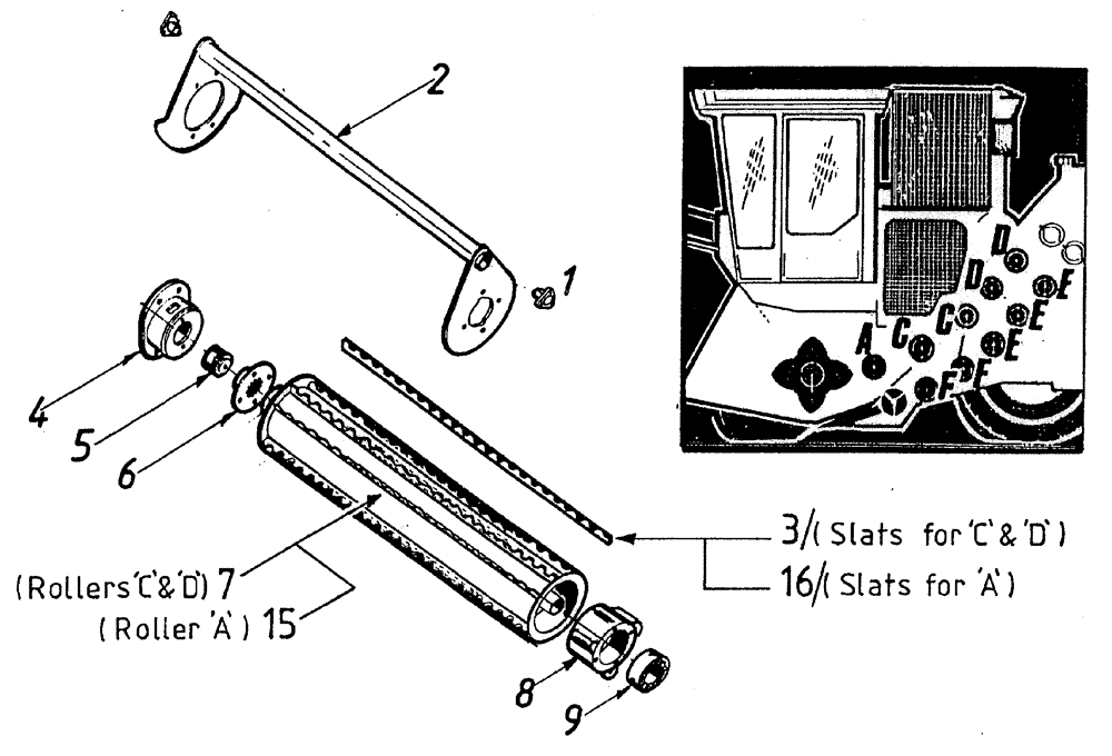 Схема запчастей Case IH 7700 - (A02[11]) - TOP ROLLERS Mainframe & Functioning Components