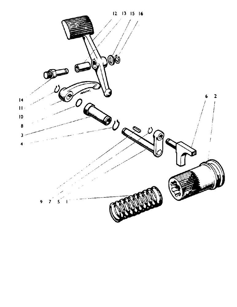Схема запчастей Case IH 880B - (039) - DIFFERENTIAL LOCK Gearbox