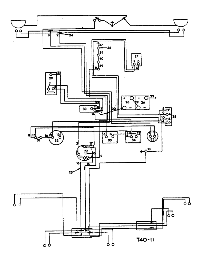 Схема запчастей Case IH B275 - (033) - ELECTRICAL SYSTEM, ELECTRIC STARTING (06) - ELECTRICAL SYSTEMS