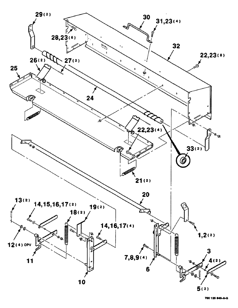 Схема запчастей Case IH 8460 - (9-60) - MESH WRAP KIT, BOX ASSEMBLY, SERIAL NUMBER CFH0073001 THROUGH CFH0073137 Decals & Attachments