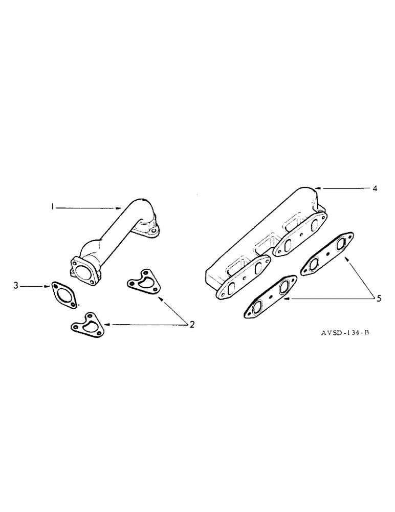 Схема запчастей Case IH FU-267D - (048) - INTAKE & EXHAUST MANIFOLDS (02) - ENGINE