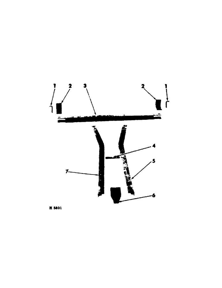 Схема запчастей Case IH 100 - (B-35) - TWO DRILL HITCH, 10 X 6 MACHINE 