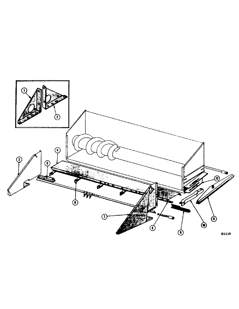 Схема запчастей Case IH 1060 - (060) - SORGHUM GRAIN ATTACHMENT (58) - ATTACHMENTS/HEADERS