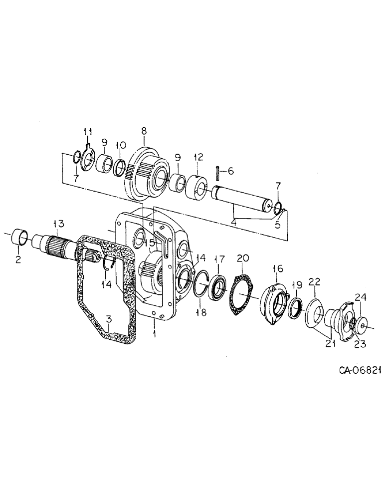 Схема запчастей Case IH 3788 - (07-15) - DRIVE TRAIN, FOUR WHEEL DRIVE ASSY (04) - Drive Train