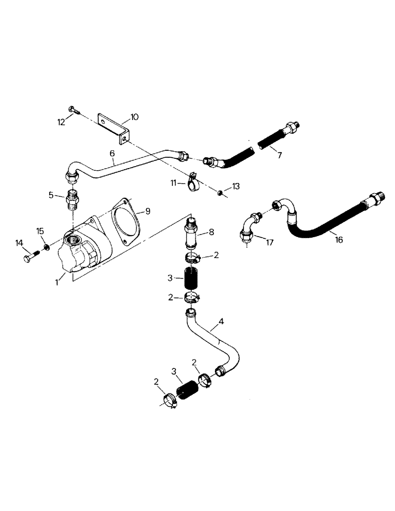 Схема запчастей Case IH KM-325 - (08-07) - HYDRAULIC PUMP AND ATTACHING PARTS, CUMMINS 855 ENGINE (07) - HYDRAULICS