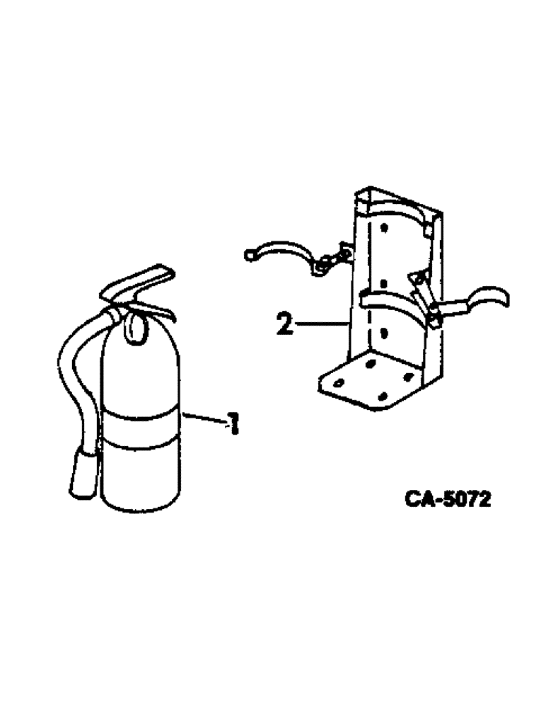 Схема запчастей Case IH 915 - (02-11[A]) - MISCELLANEOUS, FIRE EXTINGUISHER Accessories & Attachments / Miscellaneous