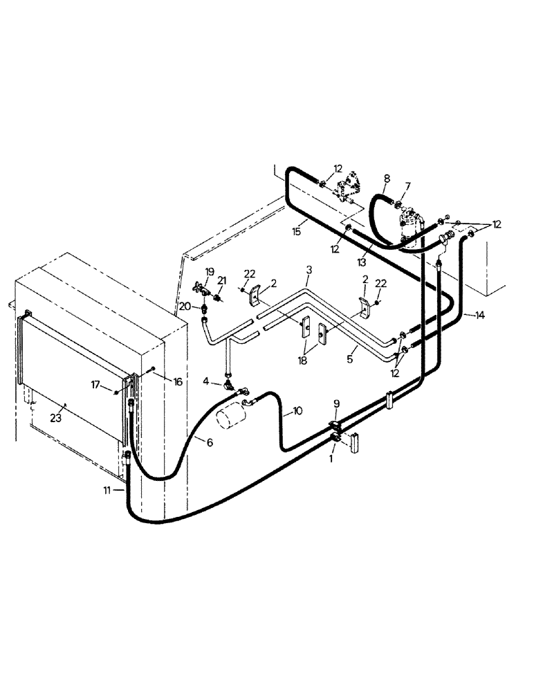 Схема запчастей Case IH KP-525 - (03-06) - A/C & HEATER PLUMBING (03) - Climate Control