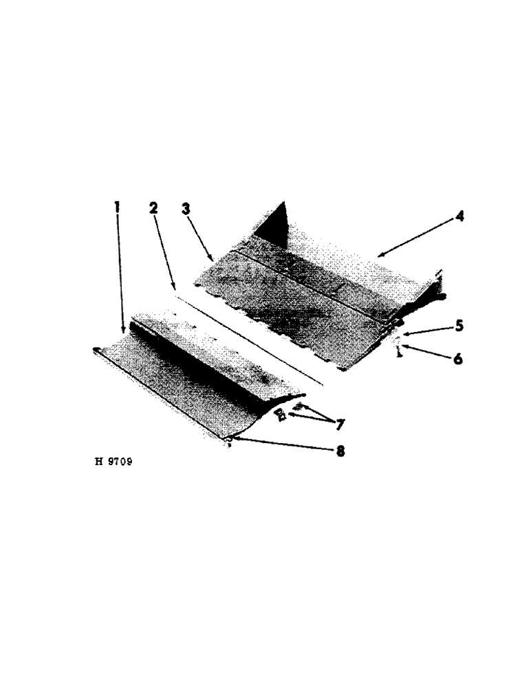 Схема запчастей Case IH 75 - (A-13) - REAR PAN 
