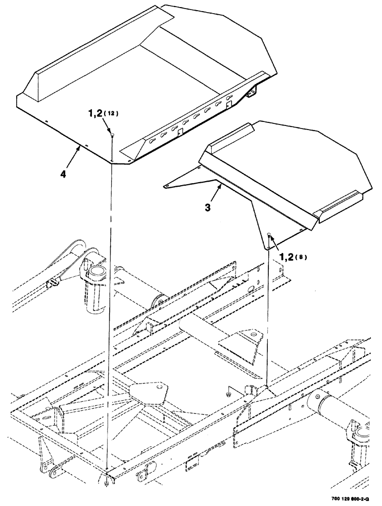 Схема запчастей Case IH 8576 - (10-020) - SHIELD ASSEMBLY Accumulator