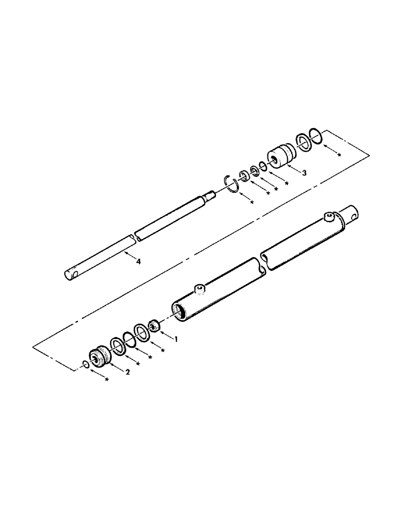 Схема запчастей Case IH 8450 - (108) - CYLINDER, HYDRAULIC, TENSIONER, UPPER AND KICKER, SERIAL NUMBER CFH0015275 AND ON (07) - HYDRAULICS