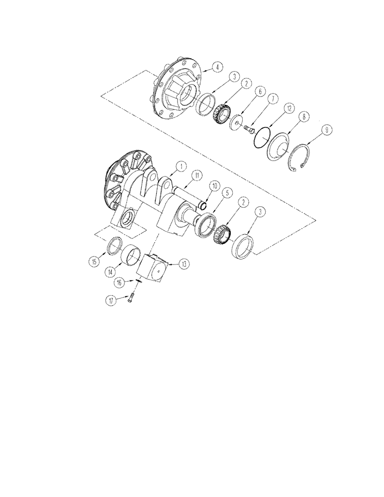 Схема запчастей Case IH STX375 - (06-05) - AXLE ASSY FRONT IDLER (06) - POWER TRAIN
