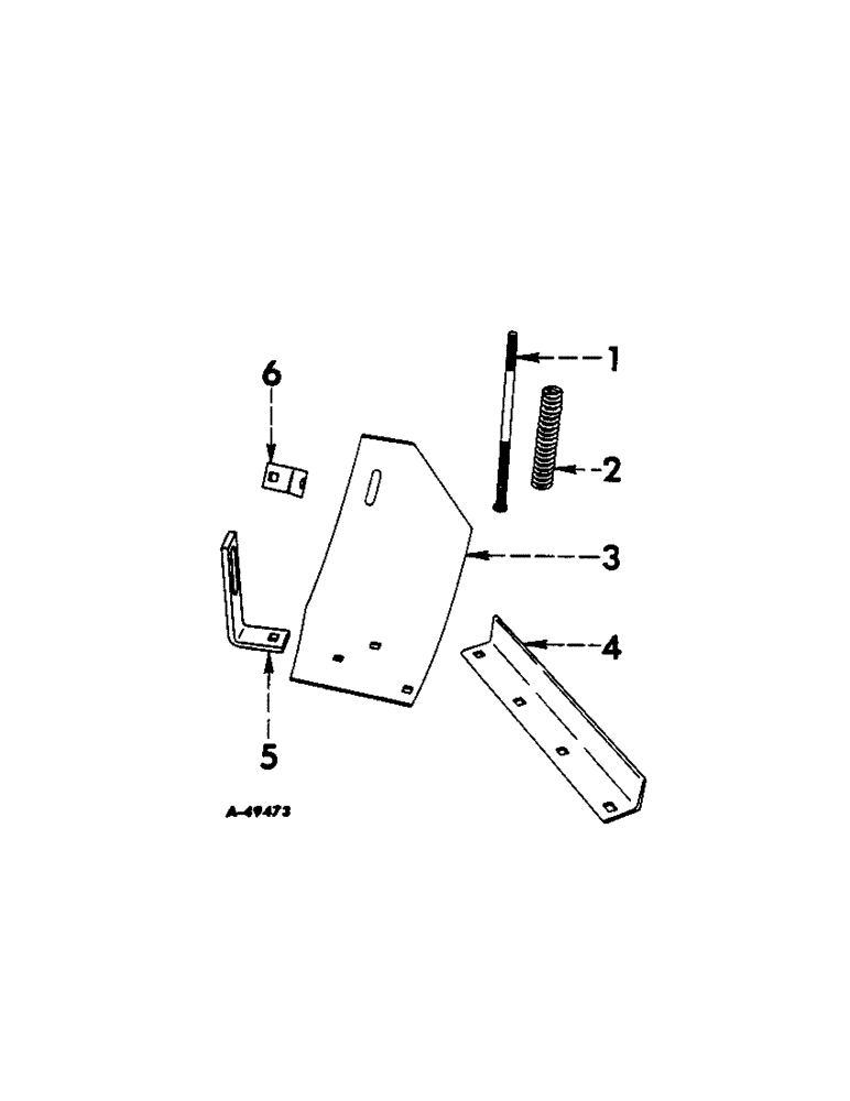 Схема запчастей Case IH 184 - (A-24[A]) - GAUGE SHOE 